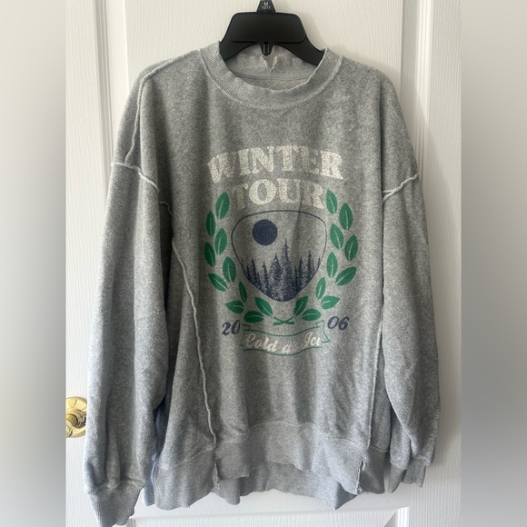 Aerie Gray Winter Tour Sweatshirt - Picture 1 of 2